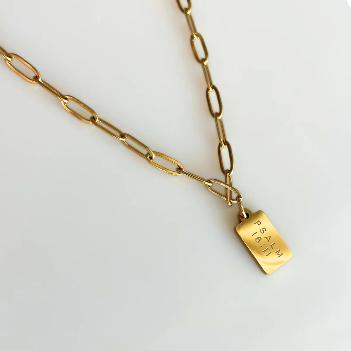 JOY Tag Necklace - Image 2