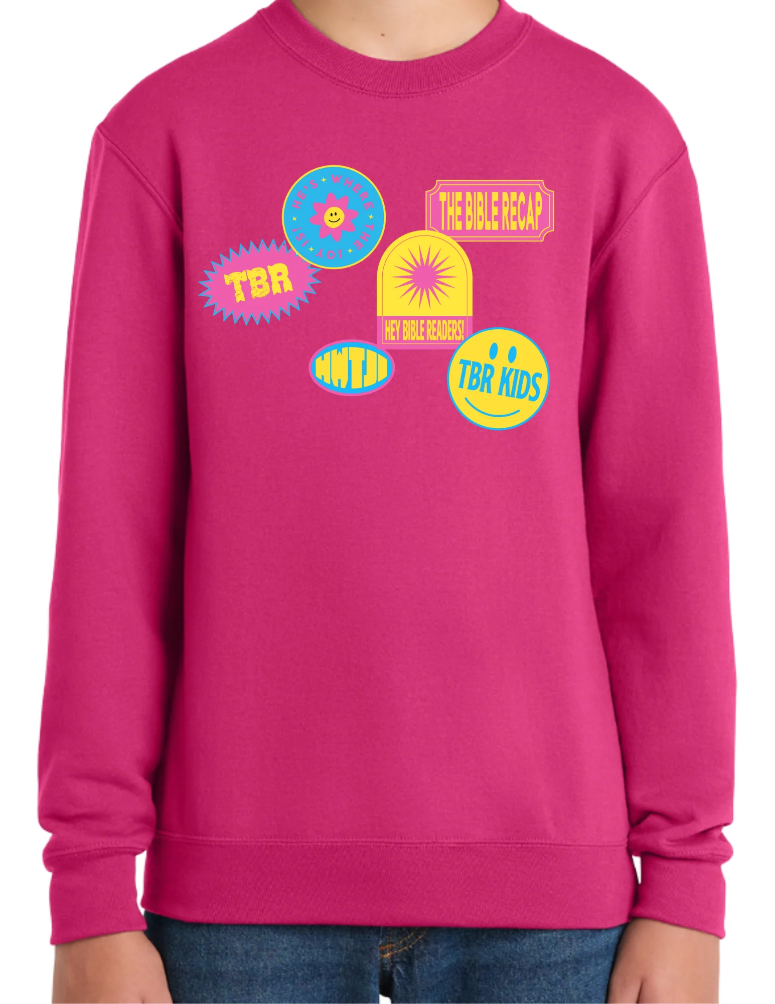 Kid Sticker Sweatshirt - Image 3