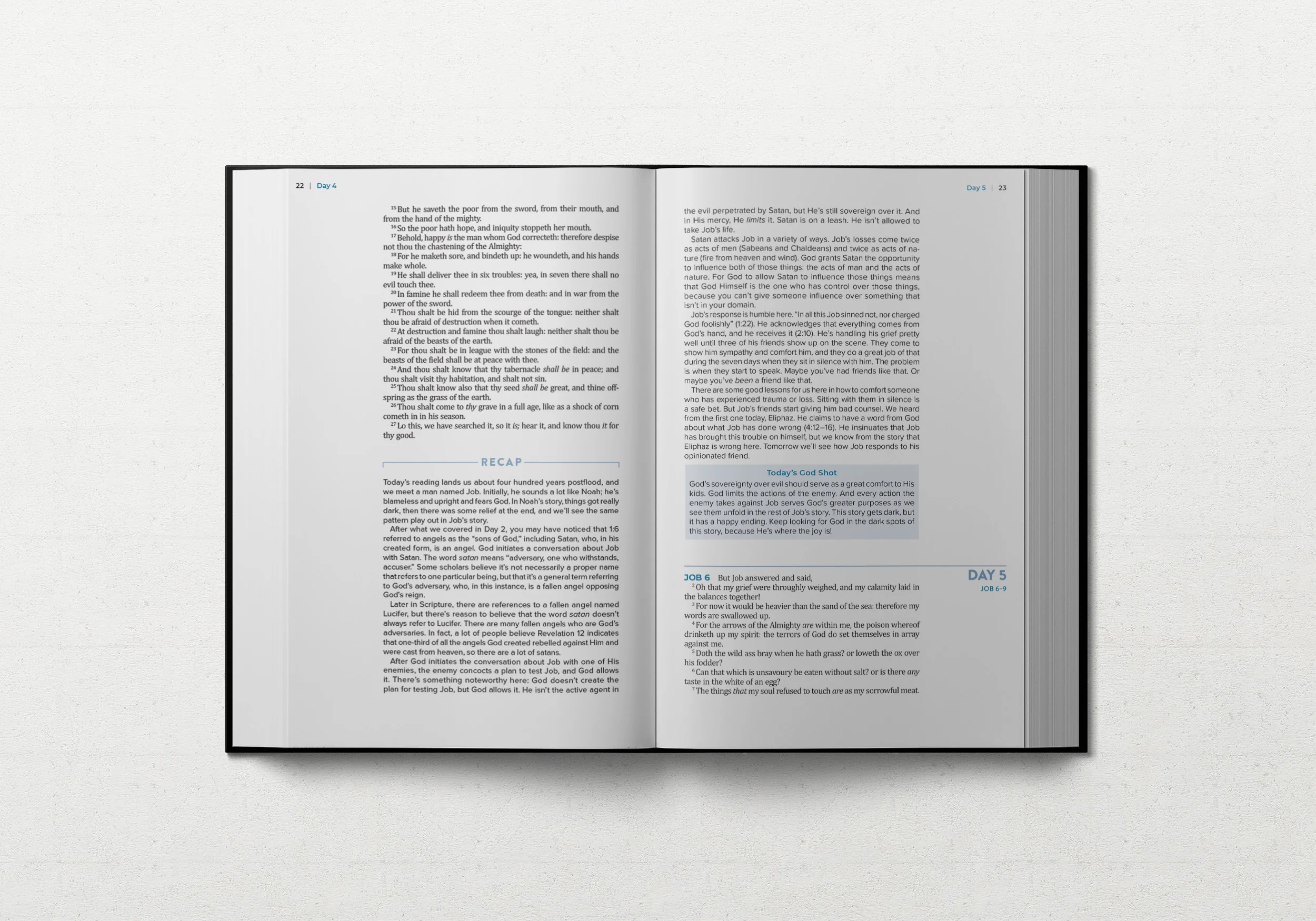 TBR 365-Day Chron Study Bible KJV - Black Vegan Leather - Image 3