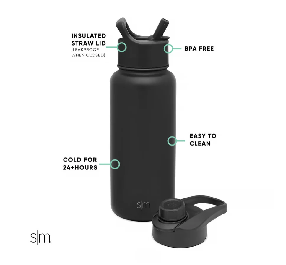 TBR Black Water Bottle - Image 3