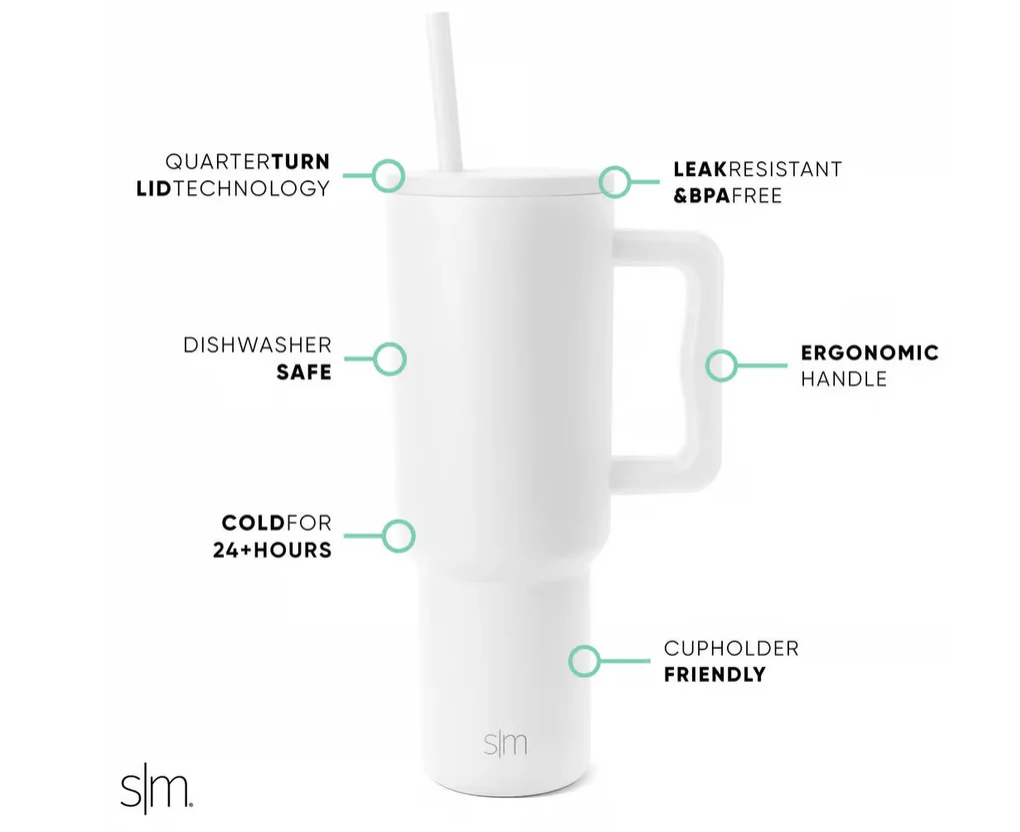 TBR White Tumbler - Image 3