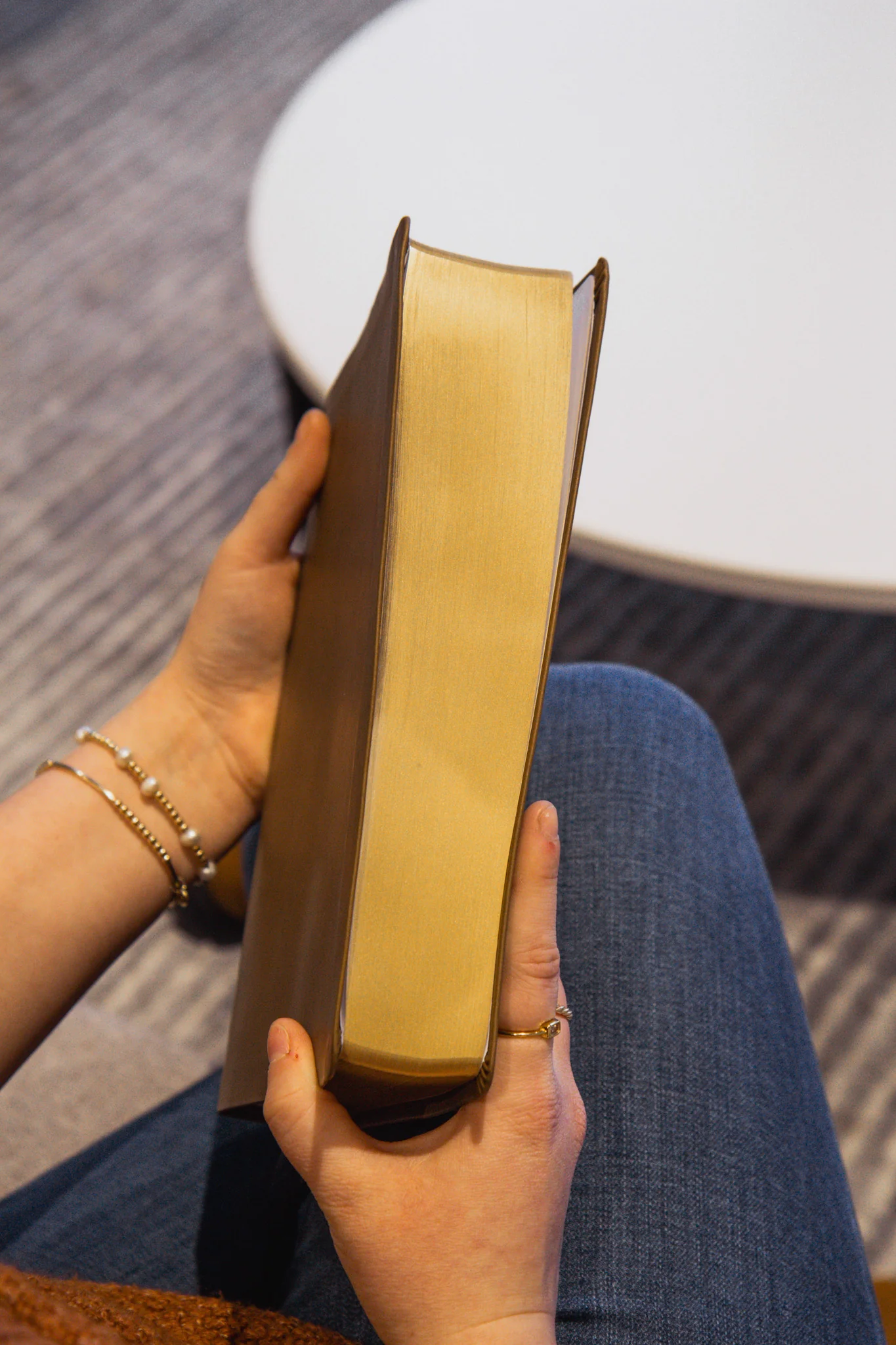 TBR 365-Day Chron Study Bible ESV - Brown Vegan Leather - Image 8