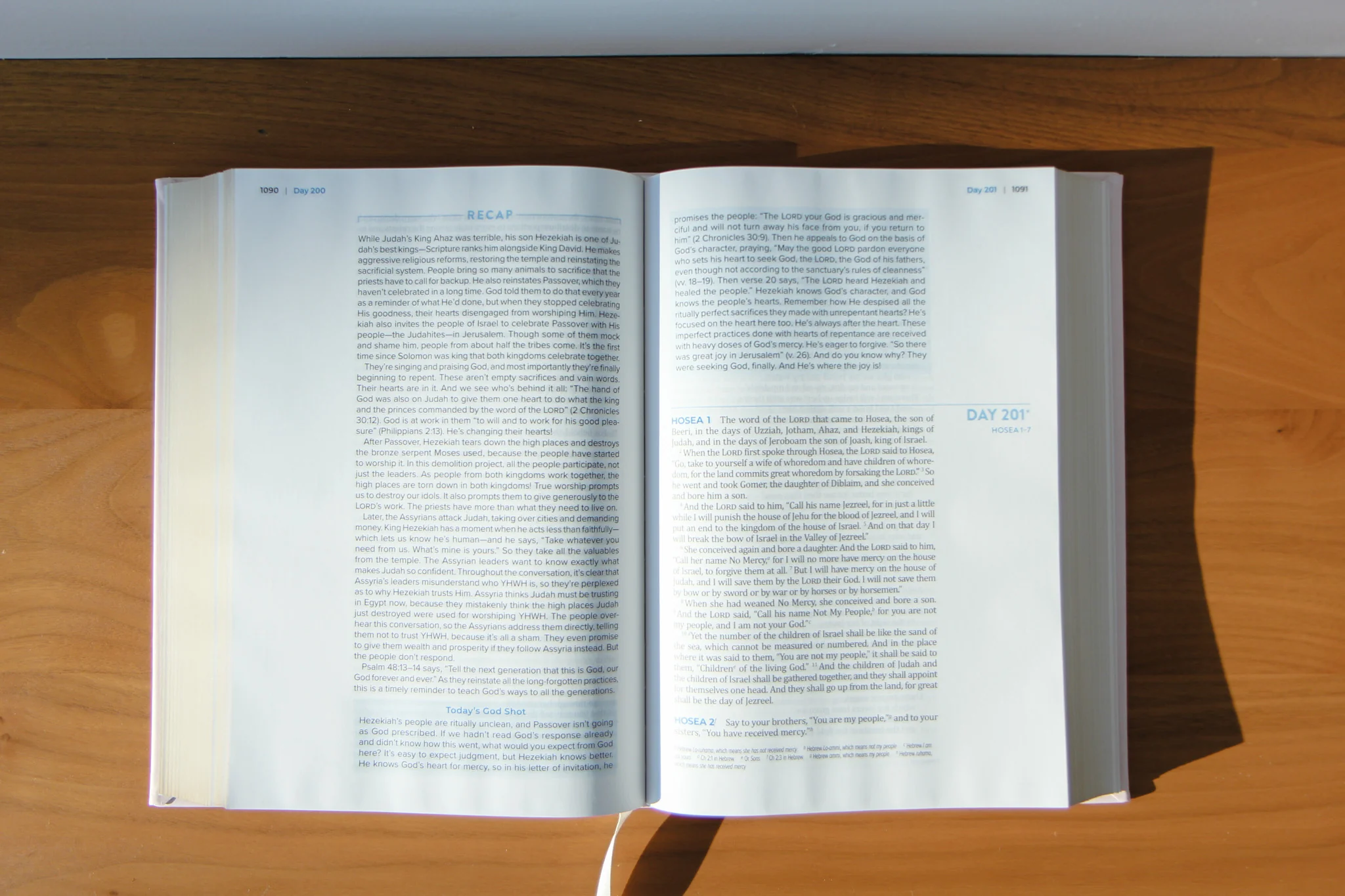 TBR 365-Day Chron Study Bible ESV - Pink Vegan Leather Hardcover - Image 5